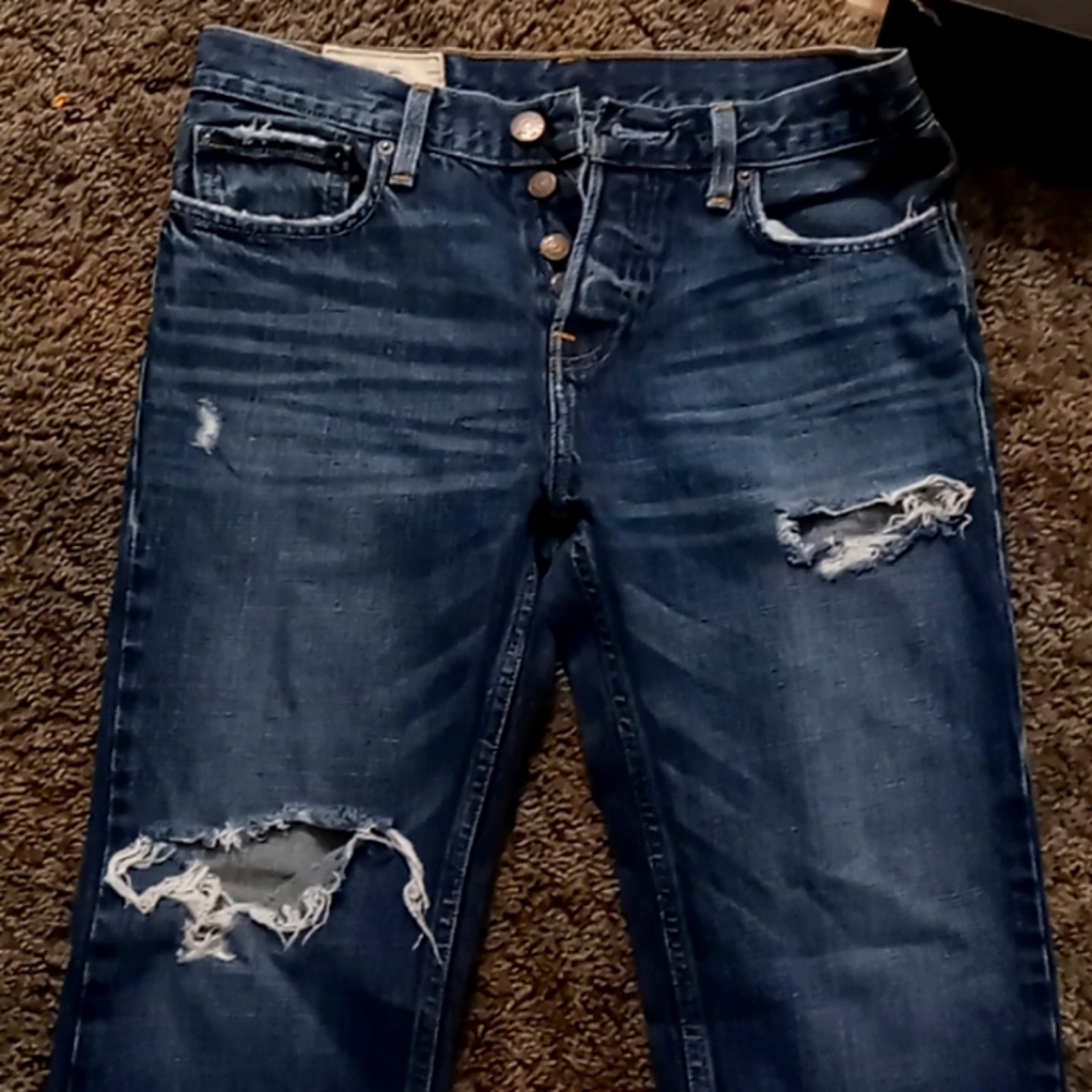 Hollister jeans size 30 length 30, slim straight ,like new